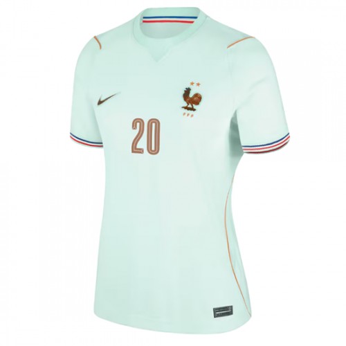 Frankrike Desire Doue #20 Bortatröja Dam VM 2026 Kortärmad